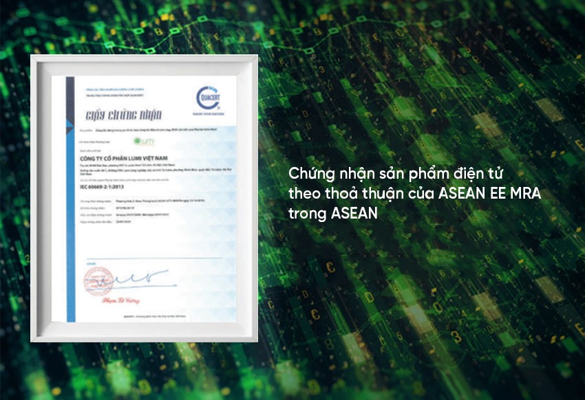 Lumi nhận chứng chỉ QUACERT