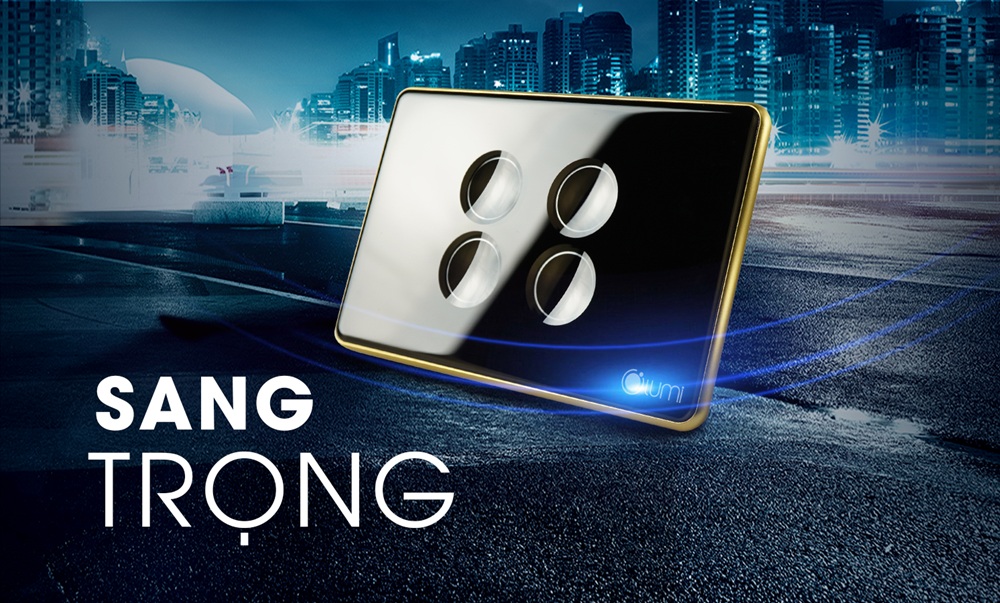 Công tắc cảm ứng kính lõm sang trọng