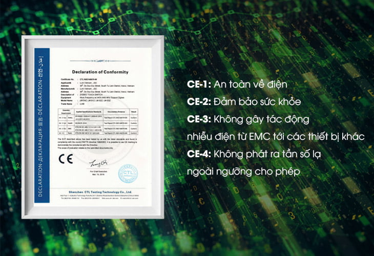 Lumi Smarthome đạt chứng chỉ CE