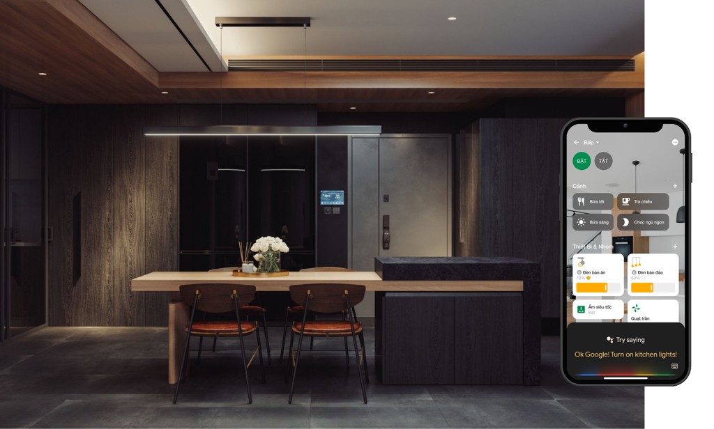 Giải pháp nhà thông minh điều khiển ánh sáng