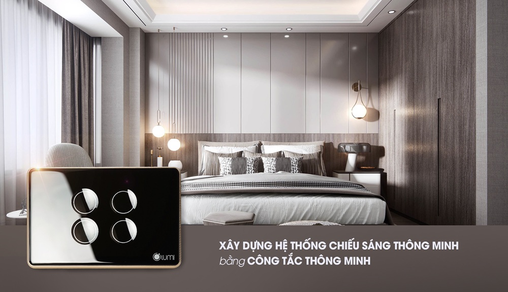 Xây dựng hệ thống chiếu sáng thông minh bằng công tắc thông minh
