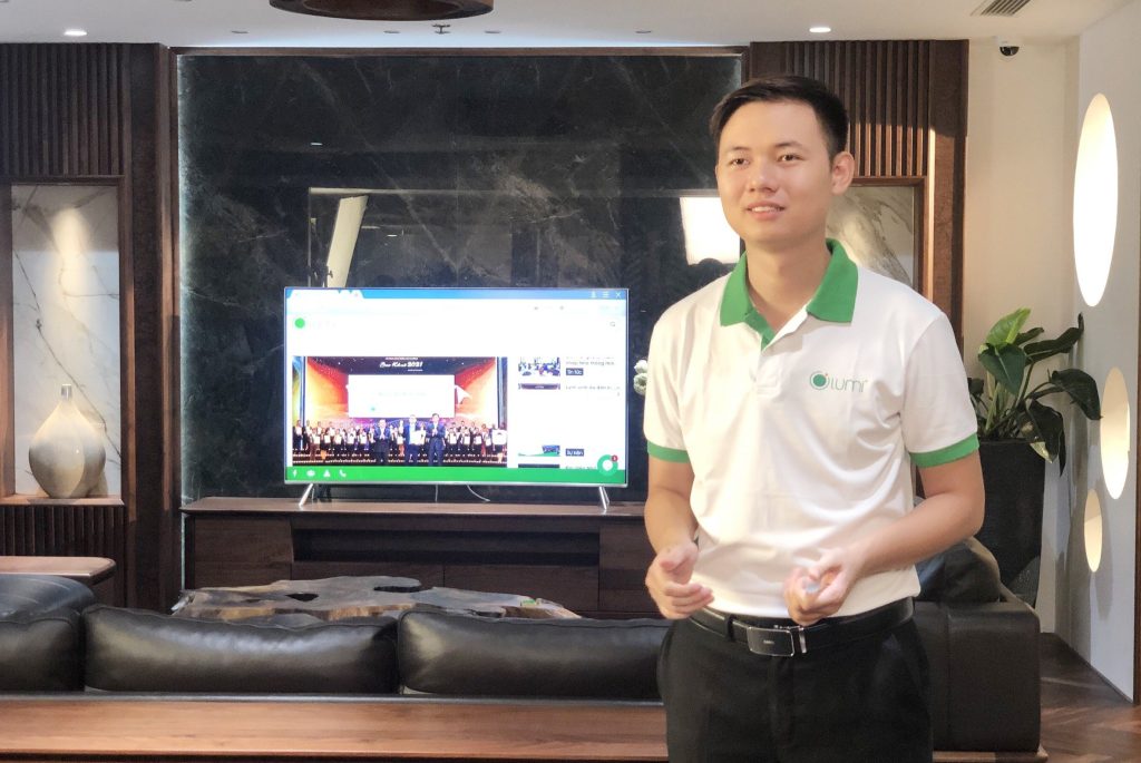  kỹ sư Bùi Mạnh Linh hào hứng chia sẻ