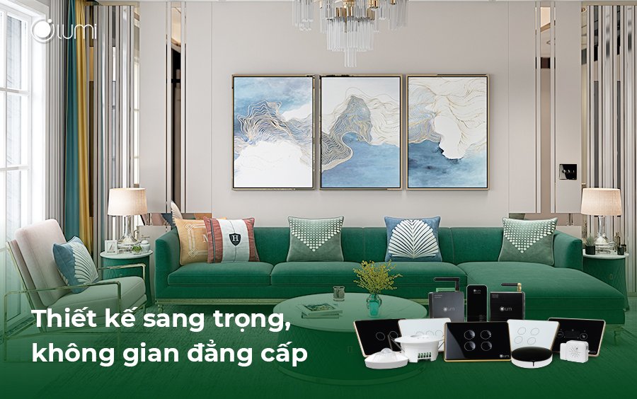 Nhà thông minh được thiết kế sang trọng, nâng tầm đẳng cấp cho không gian
