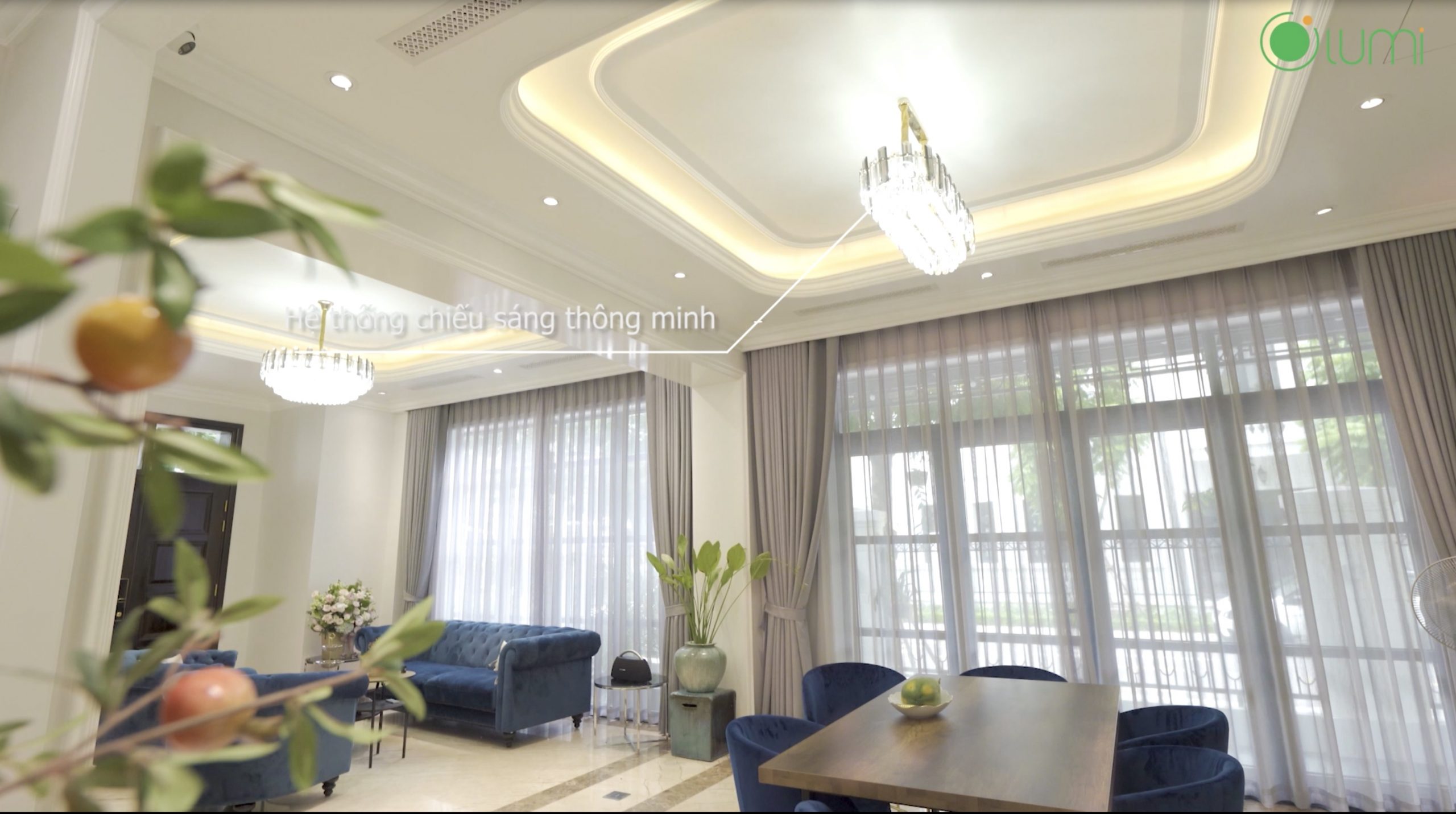 Hệ thống chiếu sáng thông minh có thể điều khiển từ xa cùng ứng dụng HCL điều hoà nhịp sinh học tự nhiên