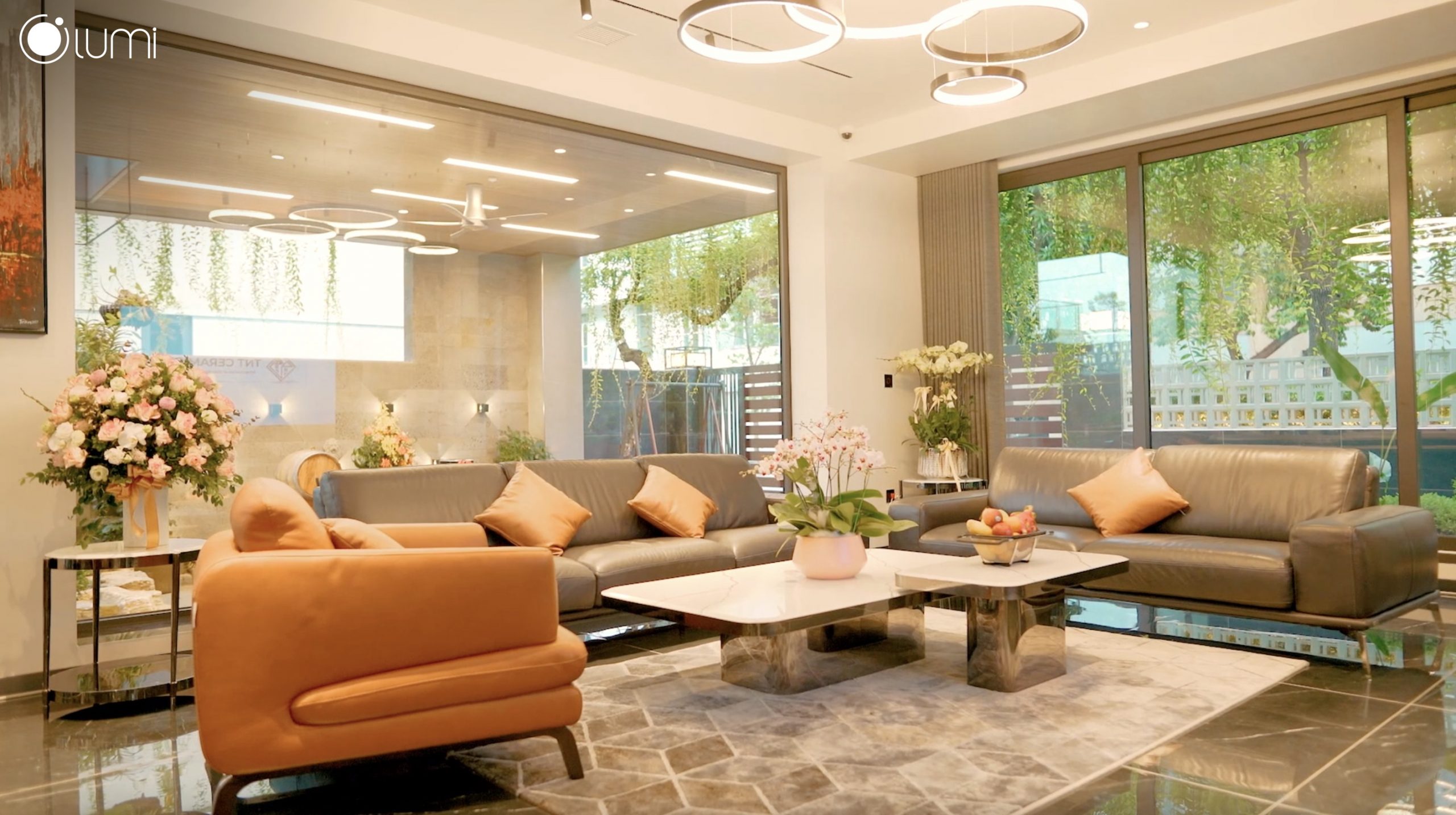 Không gian phòng khách với những chi tiết nội thất được lựa chọn tỉ mỉ