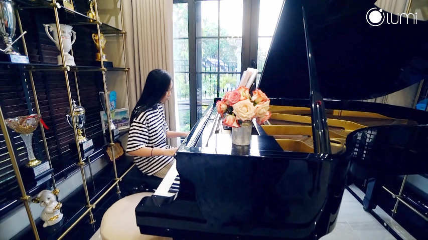 Chiếc đàn piano của gia đình - không gian được yêu thích nhất trong phòng khách