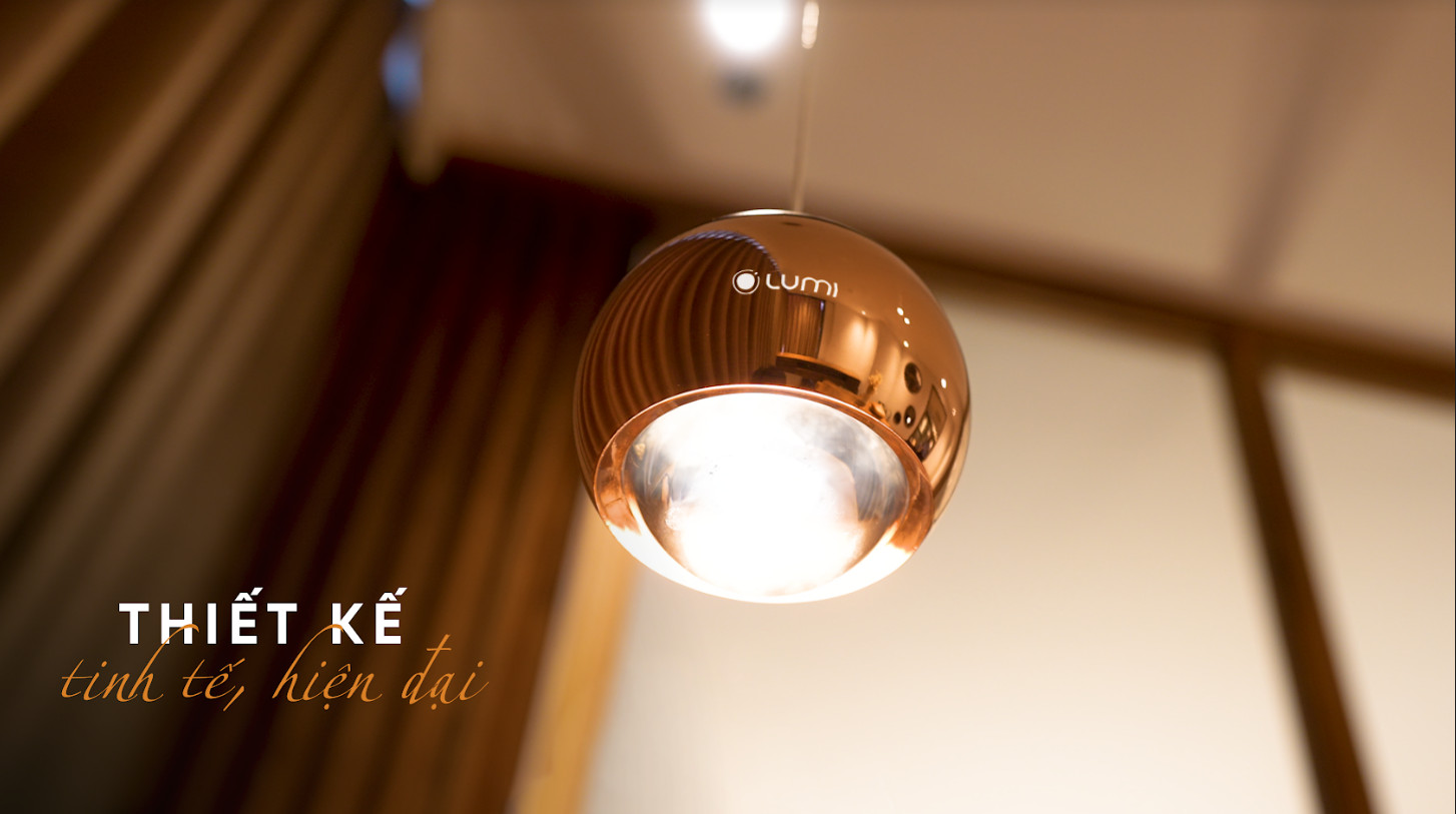 Thiết kế sang trọng, hiện đại của đèn thả trong bộ sưu tập Lumi Lighting