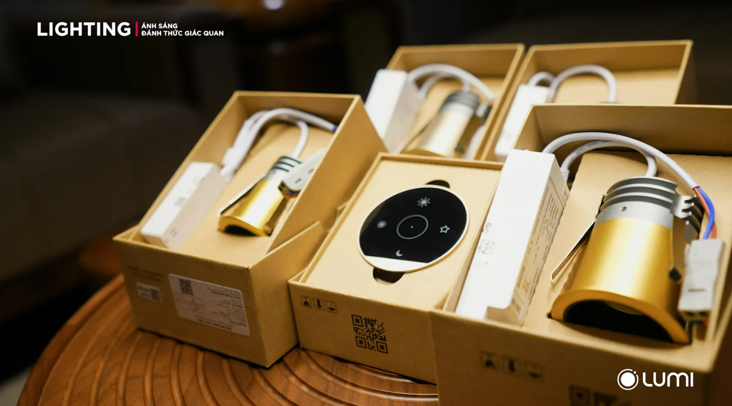 Cận cảnh bộ sản phẩm Lumi Lighting