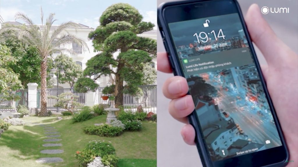 Bất cứ xâm nhập trái phép nào đều được thông báo vào điện thoại chủ nhà