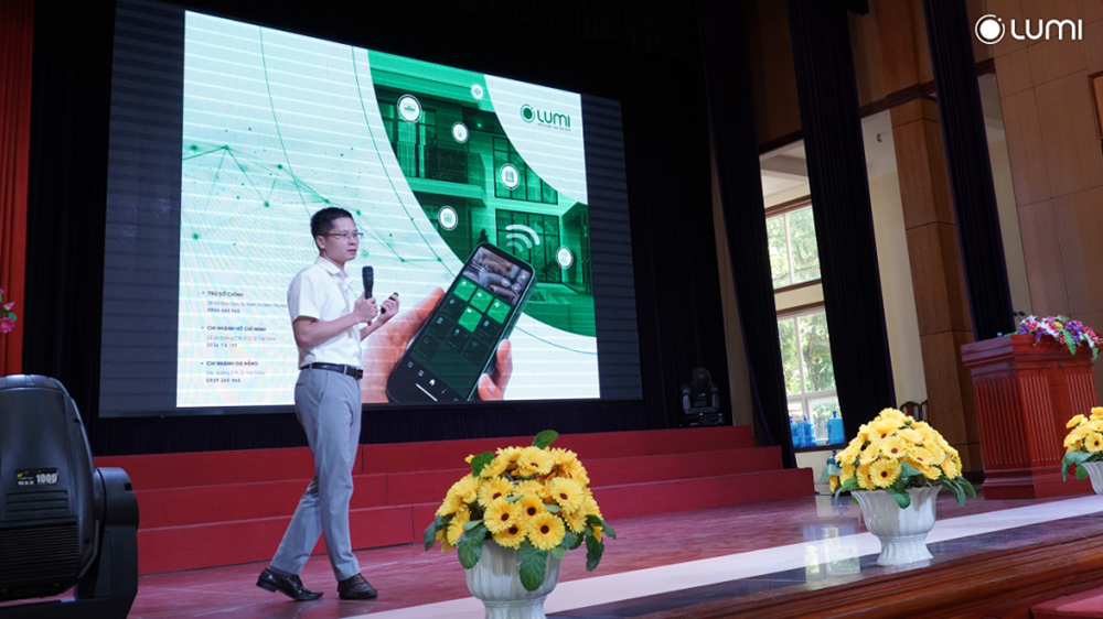 CEO Lumi Việt Nam giới thiệu về công ty và chia sẻ về sứ mệnh, tầm nhìn