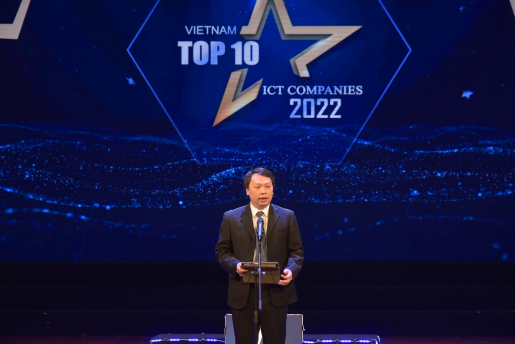 Ông Nguyễn Huy Dũng, Thứ trưởng Bộ Thông tin và Truyền thông phát biểu tại sự kiện