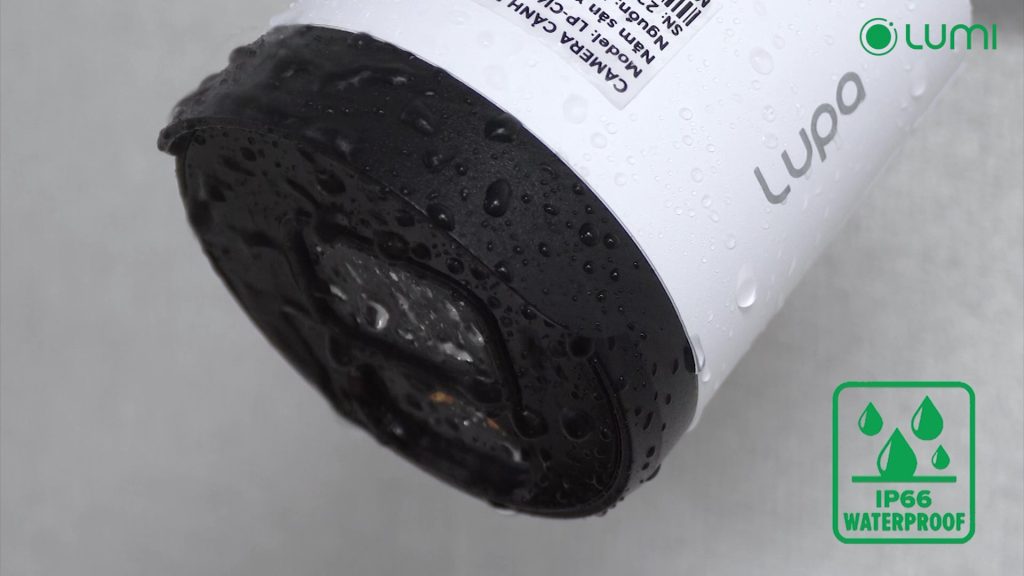 Camera Lupa đạt chỉ số chống nước cao với IP 66