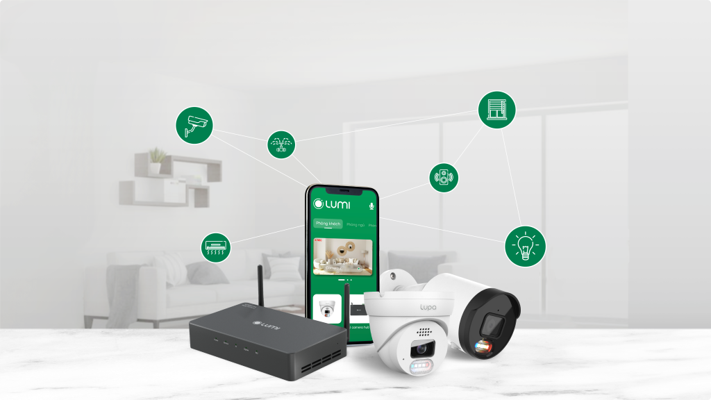 Bộ giải pháp an ninh AI Camera Lupa dễ dàng tích hợp vào nhà thông minh tạo những kịch bản sống tiện nghi