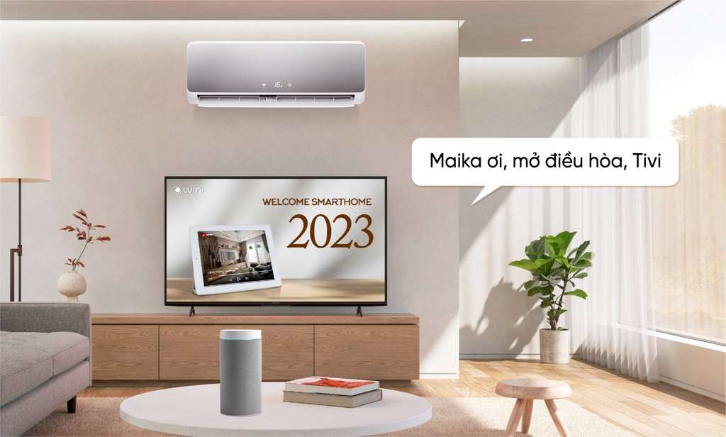 Bật tắt điều hòa, ti vi bằng giọng nói