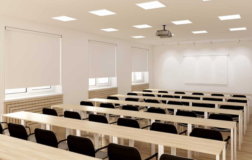 Thiết kế chiếu sáng cho phòng học