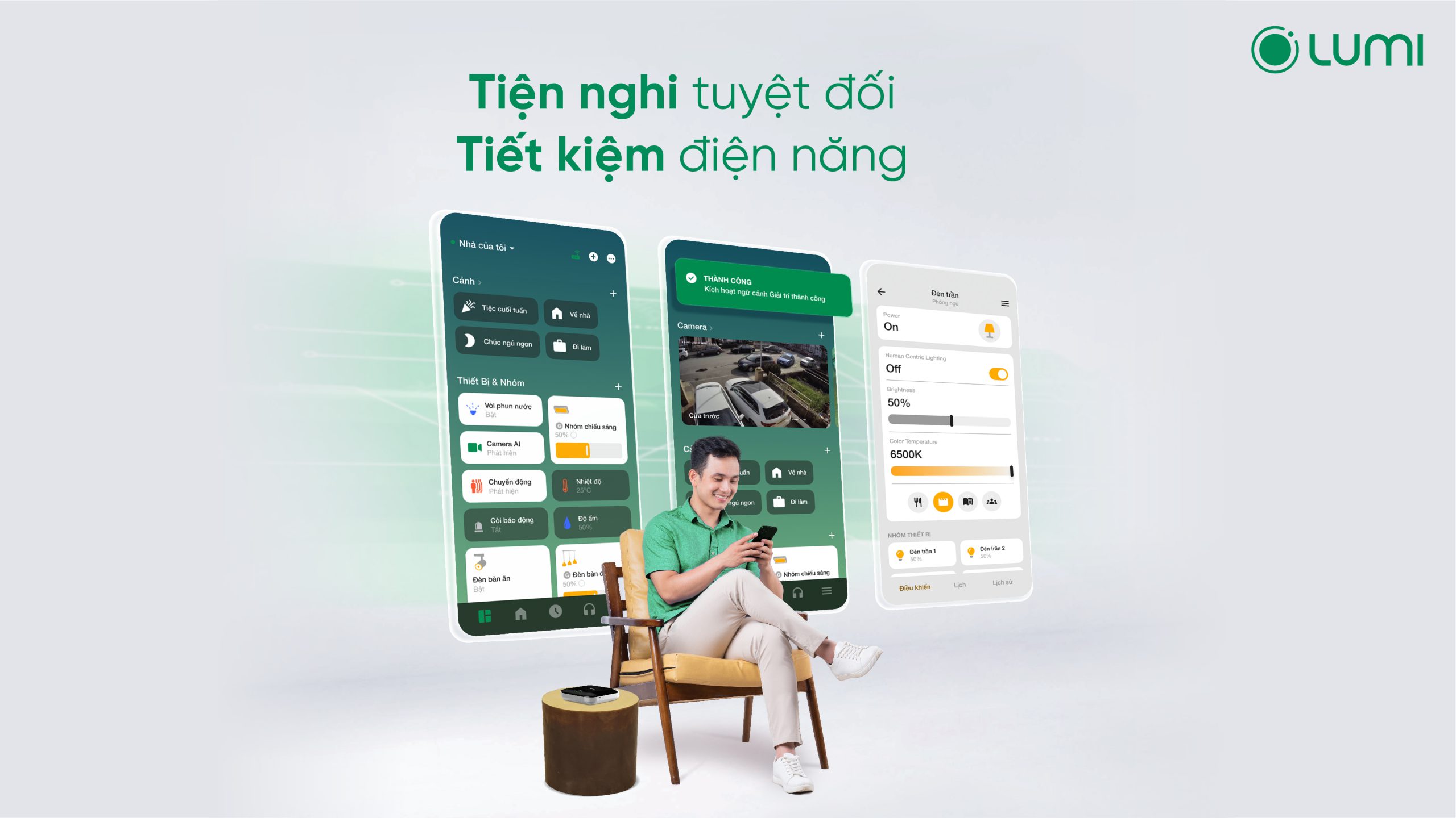 Bộ điều khiển trung tâm Premium đem lại trải nghiệm tiện nghi tuyệt đối, tiết kiệm điện năng