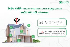 Điều khiển nhà thông minh Lumi ngay cả khi mất kết nối internet