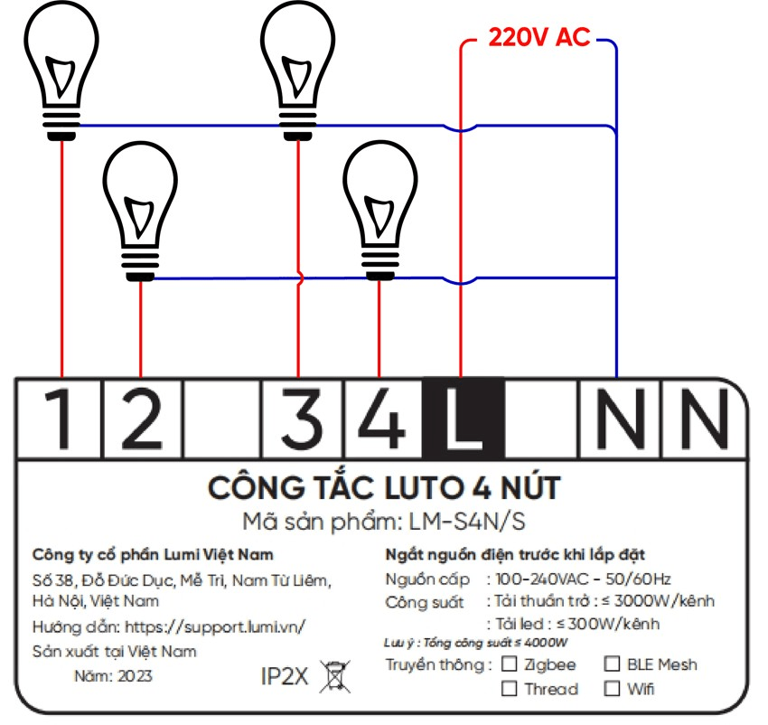 Ký hiệu công tắc điện trên bản vẽ