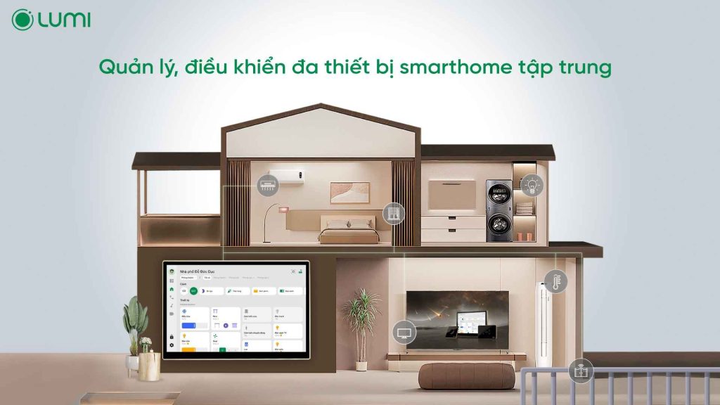 Wallpad cho phép dễ dàng liên lạc nội bộ, gọi thoại/video với chuông cửa SIP