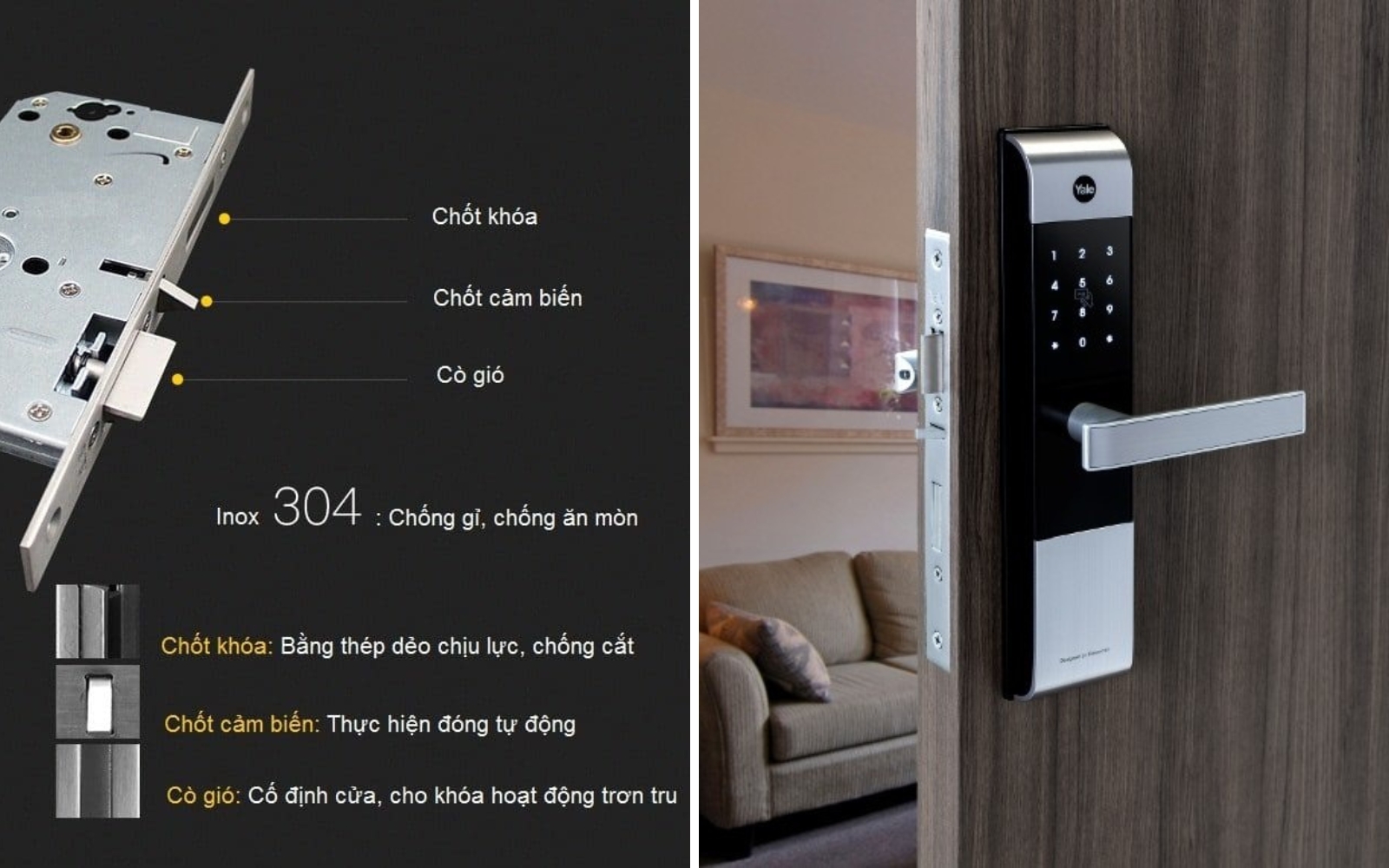 Khóa điện tử Yale YDM3109A