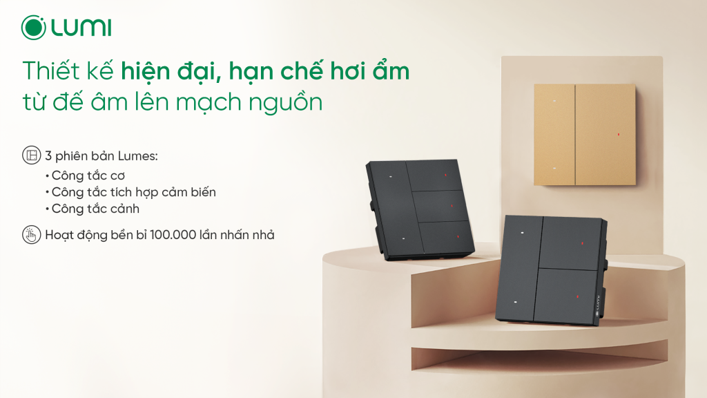 Thiết kế hiện đại với đa dạng lực chọn, đáp ứng đa dạng nhu cầu sống tiện ích