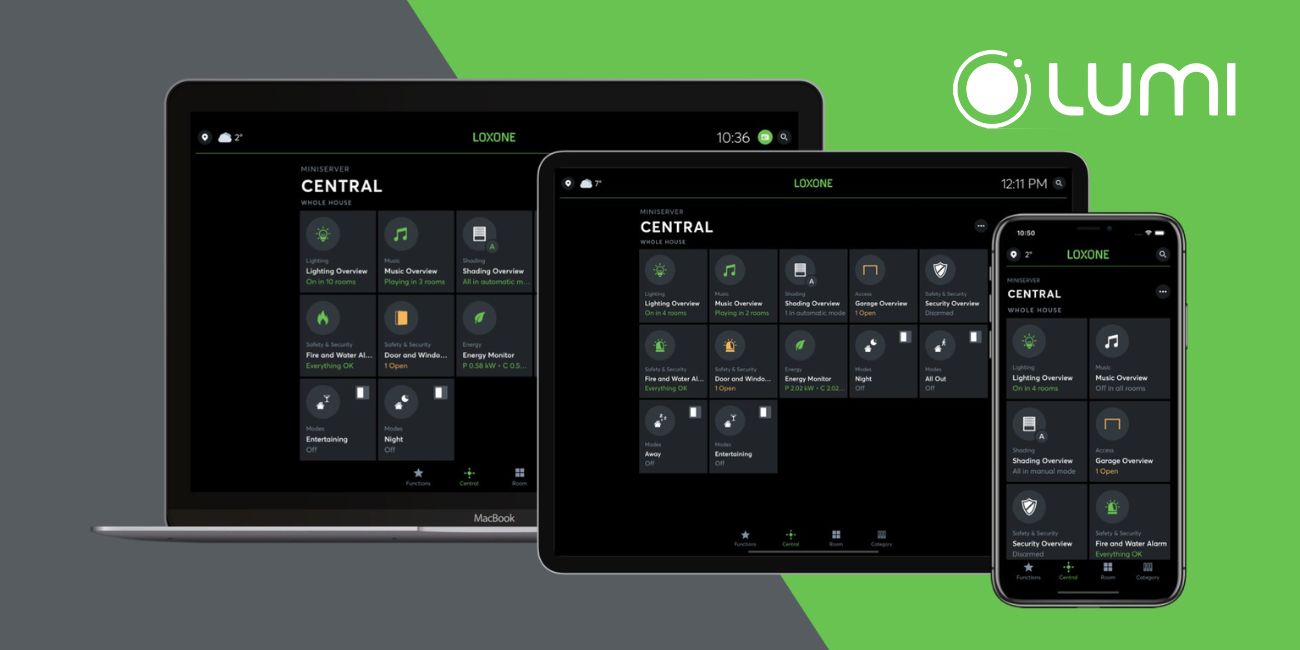 Loxone App là ứng dụng điều khiển nhà thông minh toàn diện cho phân khúc cao cấp