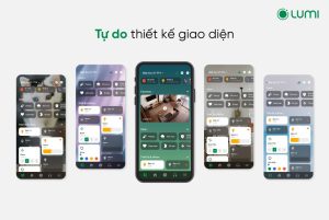 Giao diện trực quan của ứng dụng Lumi Life giúp việc cài đặt trở nên dễ dàng.