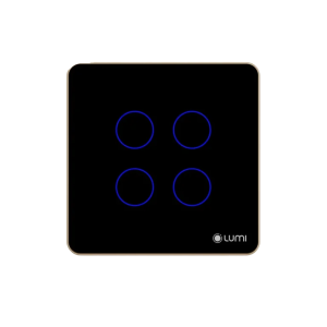 Công tắc thông minh Luto điều khiển rèm đôi | Vuông