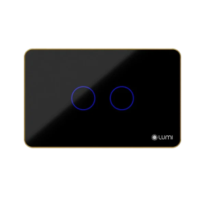 Công tắc cổng thông minh Luto cổng 2 nút | Chữ Nhật