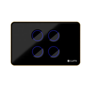 Công tắc thông minh Luto điều khiển rèm đôi | Chữ Nhật